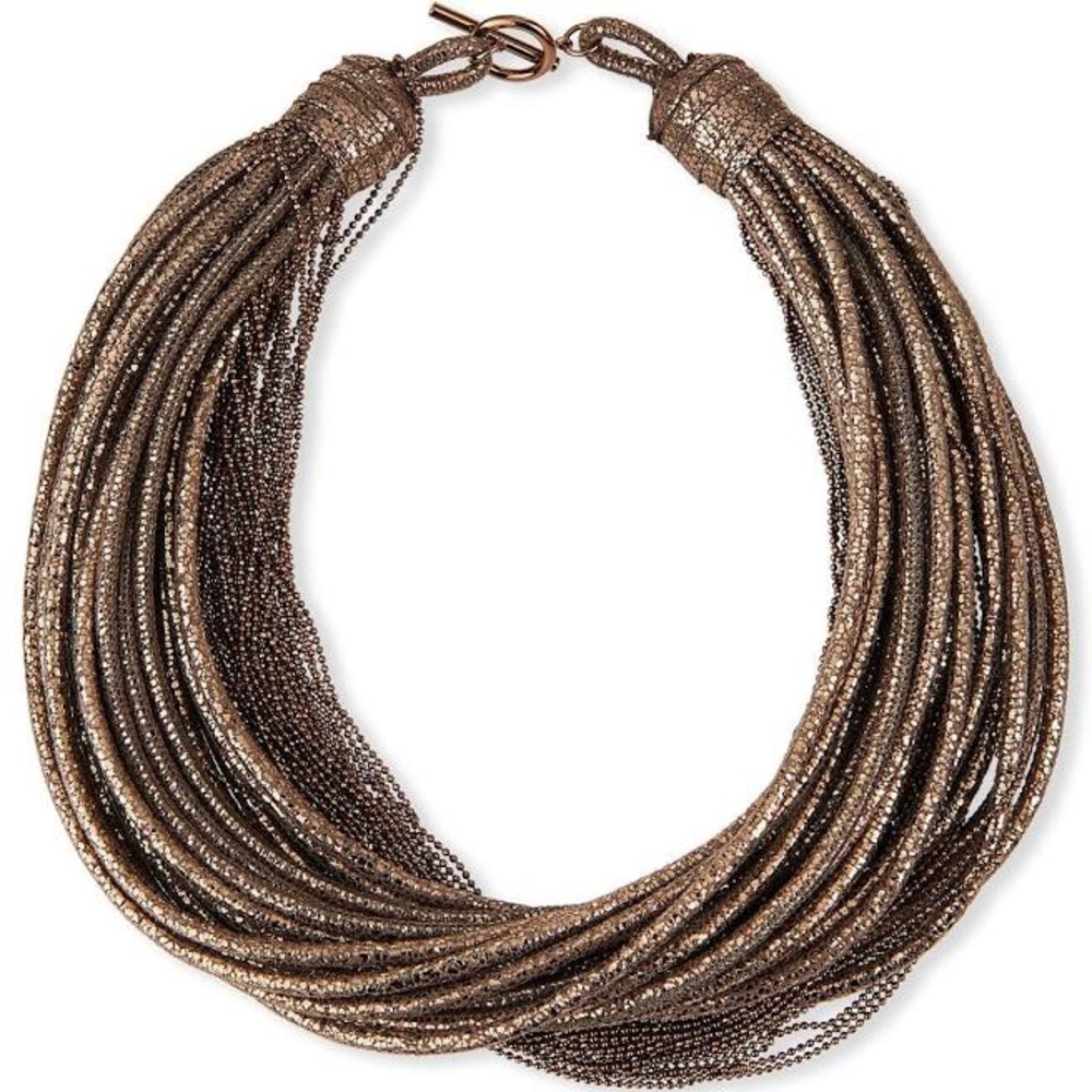 Brunello Cucinelli Golden coiled chain Necklace